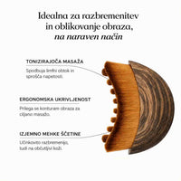 Limfodrenažna masažna krtačka za obraz (SLOV)